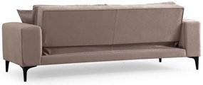 Sofá de 3 Lugares Astana – Bege – 234x78x100 cm