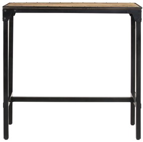Mesa de bar 110x55x107 cm madeira de mangueira áspera maciça
