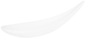 Colher Arizona Degustação Oval Branco 15X5X5cm