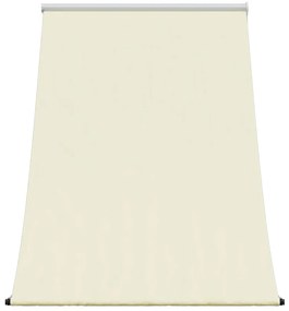 Toldo retrátil 100x150 cm tecido e aço cor creme