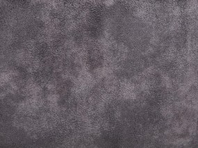 Tamborete em tecido cinzento escuro com arrumação DOGGY Beliani