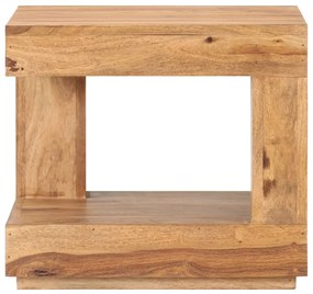 Mesa de centro 45x45x40 cm madeira de acácia maciça
