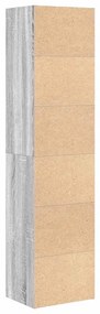 Estante 31x24x127 cm derivados de madeira cinzento sonoma