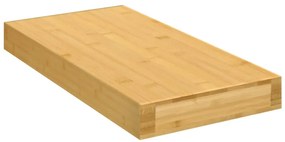 Prateleira de parede 40x20x4 cm bambu