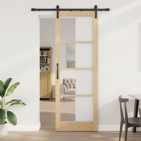 vidaXL Porta Deslizante com Ferragens 'ORKDAL'83x232 cm