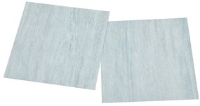 Tábuas de soalho autoadesivas 20 pcs 1,86 m² PVC verde
