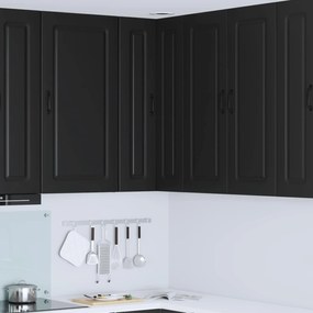 vidaXL Armário de Cozinha Kalmar Preto 57 x 57 x 100 cm
