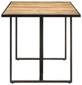 Mesa de jantar 180 cm madeira de mangueira áspera