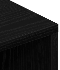Armário de TV vidaXL Preto 90x35x35 cm em Madeira Derivada