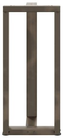 Pés de mesa de bar em forma de T, 2 peças, preto, 50x35x(90-91) cm, aç