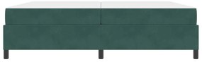Estrutura da Cama Branco e Cinza Claro 200 x 200 cm Veludo