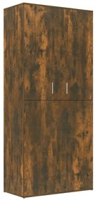 Sapateira 80x39x178 cm derivados de madeira carvalho fumado
