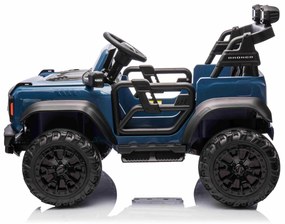 Carro elétrico para crianças 24V 2 lugares Ford Bronco XXL com tração traseira, licenciado Rodas Plástico Azul