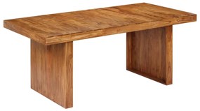 Mesa de jantar 180x90x75 cm madeira de acácia maciça