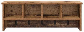 Cabideiro de Parede Madeira antiga 75 x 16 x 26 cm