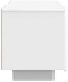 Móvel p/ TV 100x35x40cm madeira processada branco