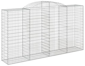 Cestos gabião arqueados 5pcs 300x50x160/180cm ferro galvanizado