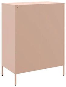 Aparador 68x39x89 cm aço rosa