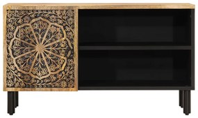 Móvel de TV 80x31x46 cm madeira de mangueira maciça