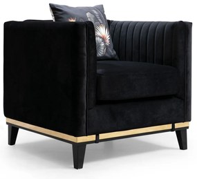 Cadeira Wing Bellino – Preto – 83x85x75 cm