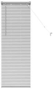 Persiana de Janela com cortinas Outros Manual Prata 80 x 130 cm Alumín