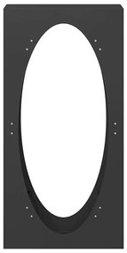 Suporte para lenha 50x23x100 cm aço laminado a frio preto