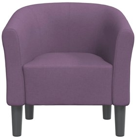 Poltrona Maiza - Em Tecido - Cor Roxo- 70x56x68 cm - Design Moderno