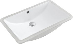 Mexen Venus lavatório embutido 60 x 37 cm, branco - 25416000
