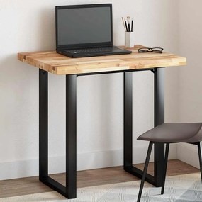 vidaXL Tampo de mesa retangular 80x60x4 cm madeira de acácia maciça