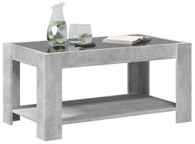 Mesa de centro c/ LEDs 93x53x45 derivados de madeira