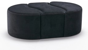 Pouffe Alya Puf – Anthracite Pink – 120x40x80 cm