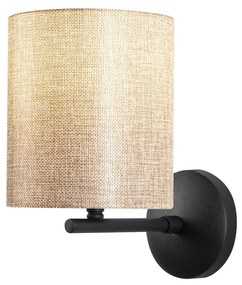 Aplique de Parede Profil – Preto e Creme – 14 x 23 cm