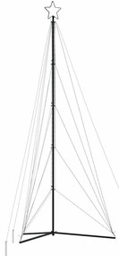 LED Árvore de Natal 615 LEDs Branco Quente 404,5 cm