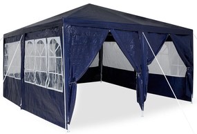 Tenda de Festa com 8 Lados Azul 4x4 m PE