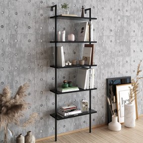 Estante Paula – Preto – 60x174x22 cm