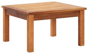 vidaXL Mesa de centro p/ jardim 60x60x36 cm madeira de acácia maciça