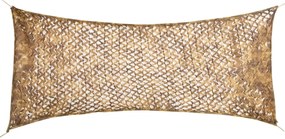 vidaXL Rede de camuflagem com saco de arrumação 312x140 cm areia