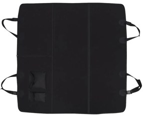 Capa de assento traseiro de carro para animais 148x142 cm preto