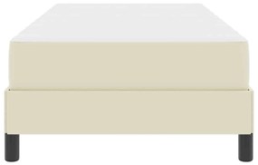 Cama Outros Creme 100 x 200 cm Couro sintético