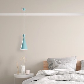 Candeeiro de Teto Tom – Turquesa – Ø19 h:37 cm