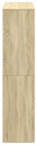 Estante 100x33x135 cm derivados de madeira carvalho sonoma