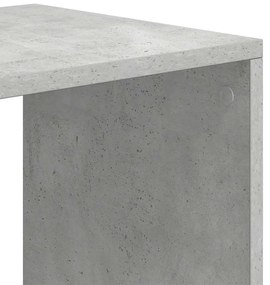 Estante cinzento cimento 66x31x112 cm derivados de madeira