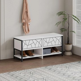 **** Hall Stand Berlin BC – Walnut Anthracite – 120x200x35 cm

**
