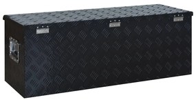 Caixa de alumínio 1085x370x400 mm preto