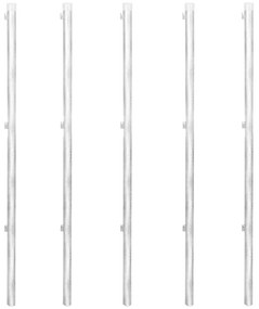 Cerca de arame com postes/espetos 15x0,8 m aço galvanizado