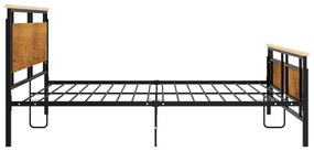 Estrutura de cama metal 200x200 cm