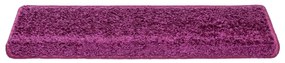 Tapetes de escadas 10 pcs 65x21x4 cm violeta