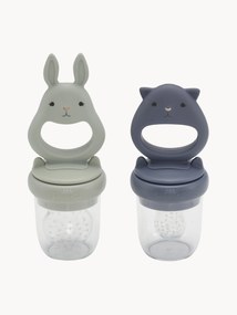 Alimentadores para fruta Bunny, conjunto de 2