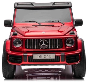 Carro elétrico para crianças Mercedes-Benz G63 AMG 4x4² 2 lugares, Bateria 24V/7Ah, 4 motores 200W, Rodas Borracha com suspensão, Bancos em pele, Cont