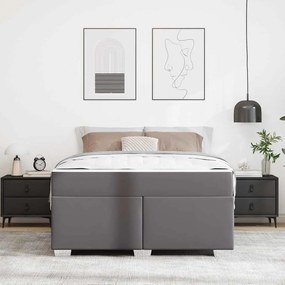 Estrutura da Cama Outros Cinzeto 140 x 200 cm Couro sintético